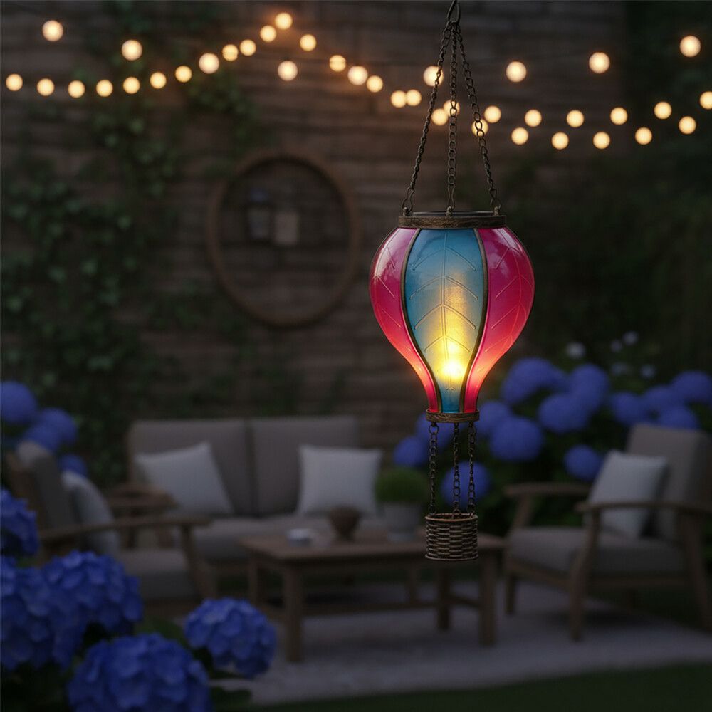 Solar kuumailmapallo Ø 10,8 x 38 cm IP44