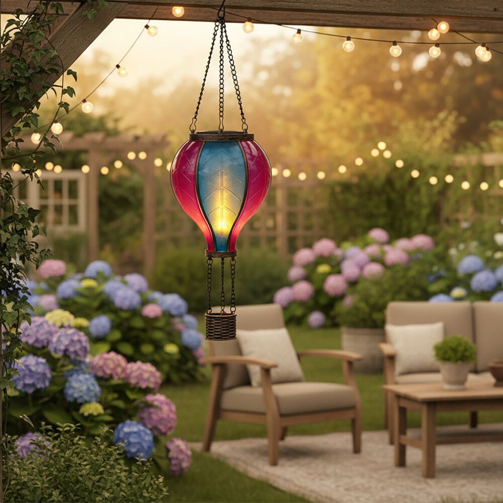 Solar kuumailmapallo Ø 10,8 x 38 cm IP44