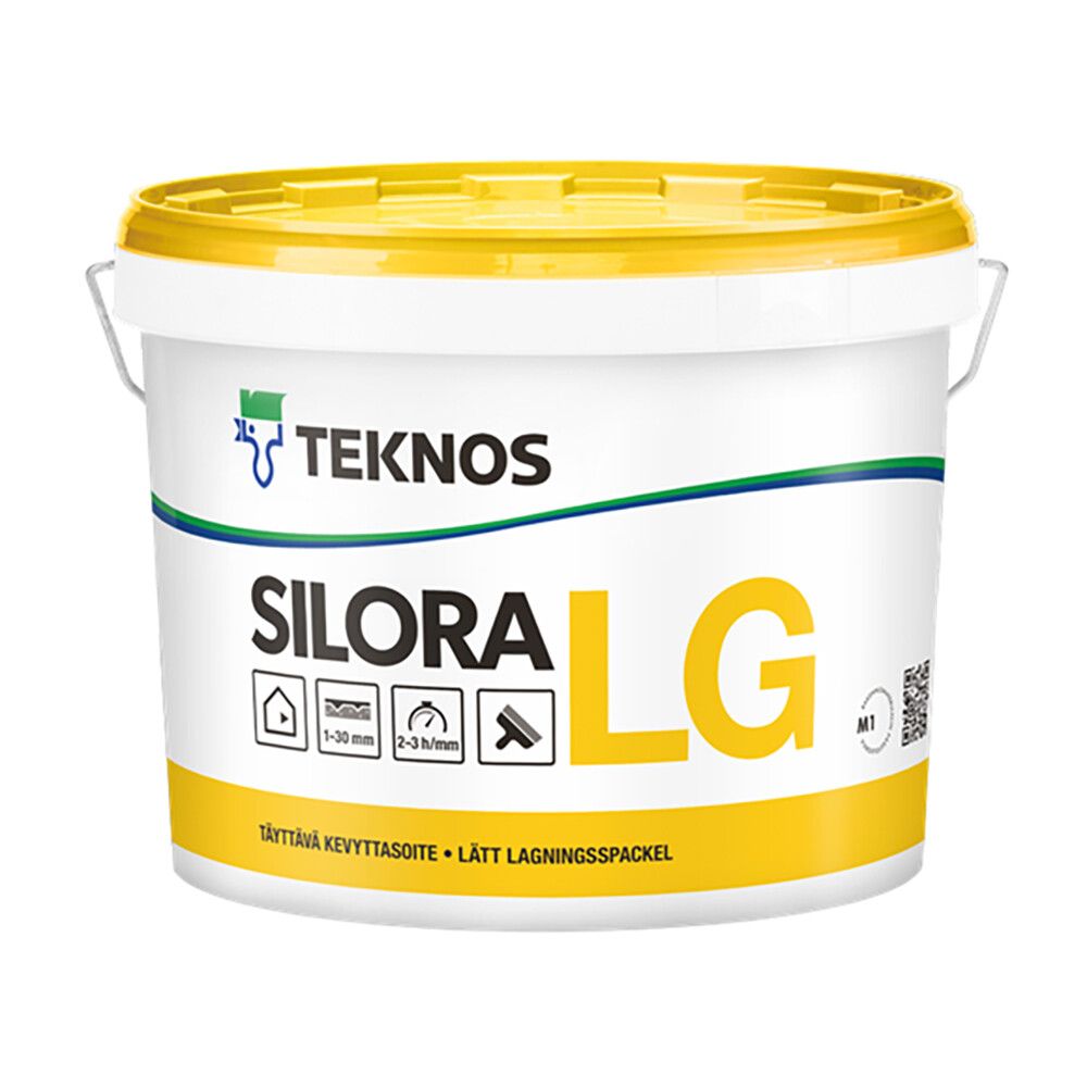 Täyttävä kevyttasoite Teknos Silora LG 3 l