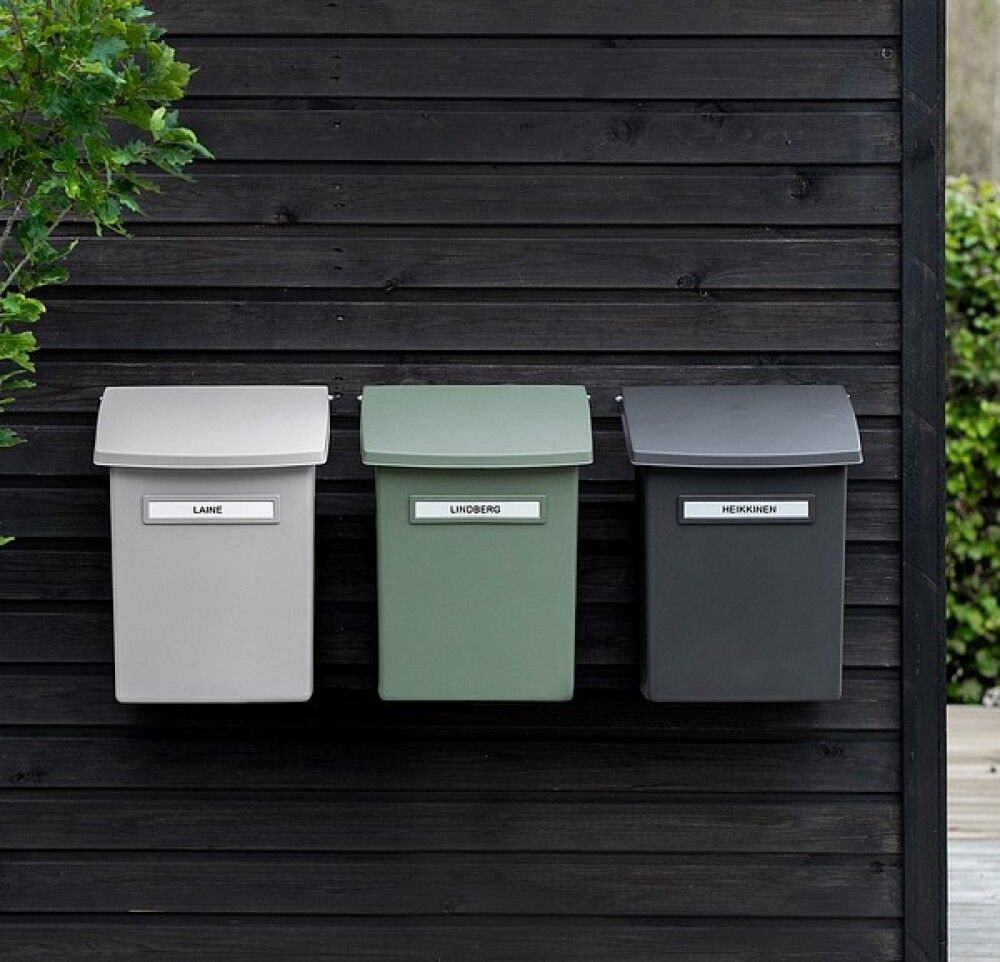 Postilaatikko Orthex hiilenmusta 34 x 21 x 43,5 cm