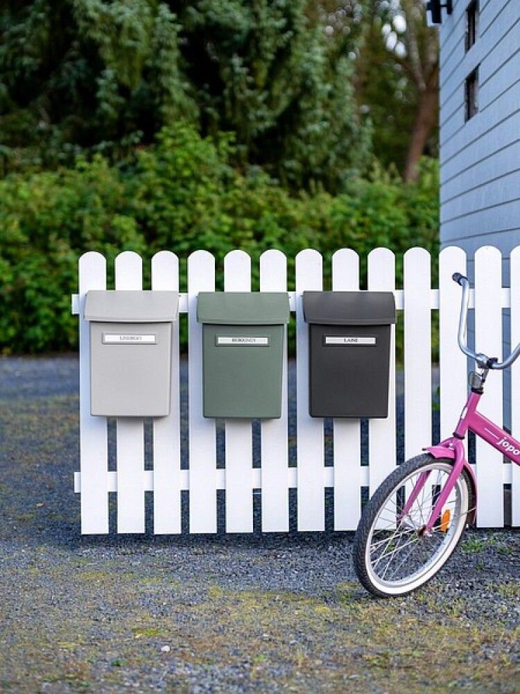 Postilaatikko Orthex hiilenmusta 34 x 21 x 43,5 cm