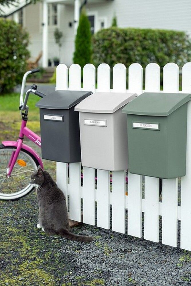 Postilaatikko Orthex hiilenmusta 34 x 21 x 43,5 cm