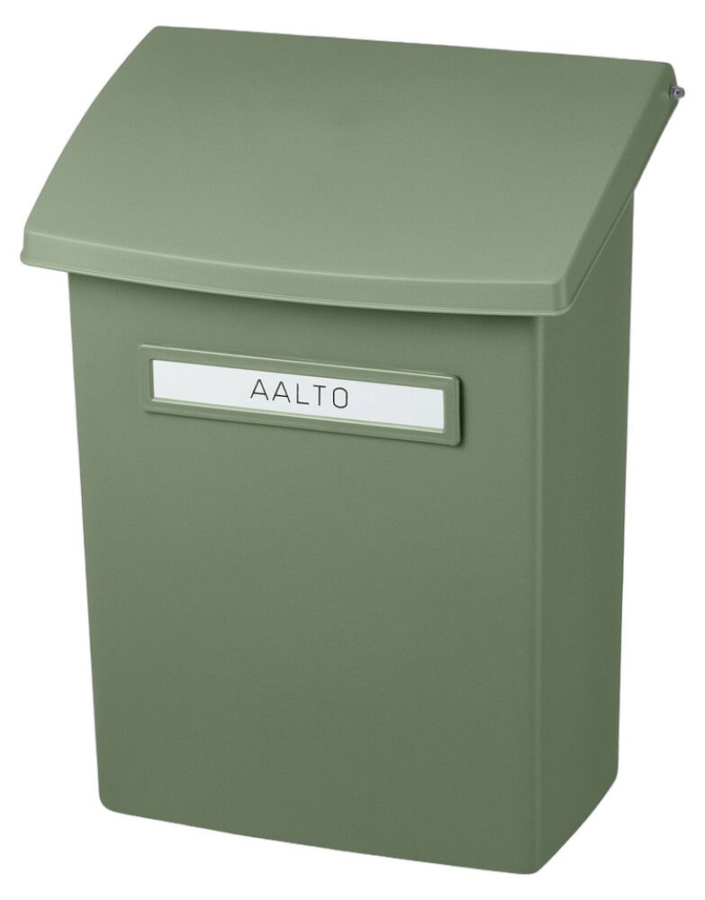Postilaatikko välikannella Orthex metsänvihreä 34 x 21 x 43,5 cm