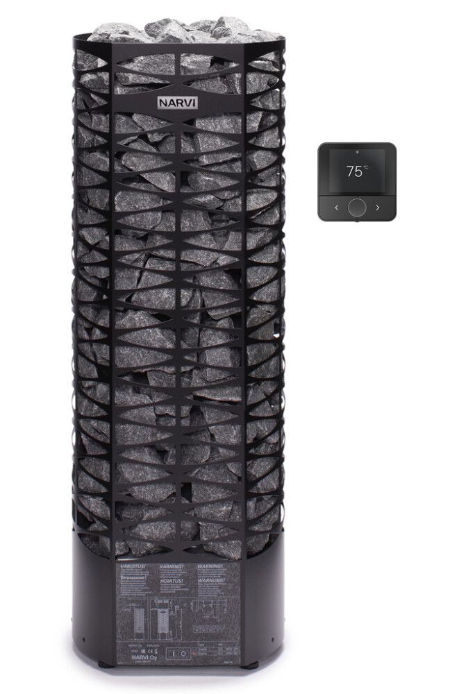 Sähkökiuas Narvi Saana musta 6,8 kW