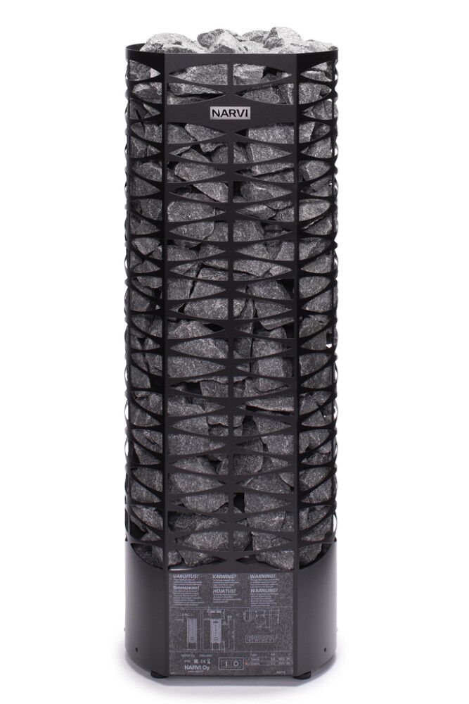 Sähkökiuas Narvi Saana WiFi musta 6,8 kW