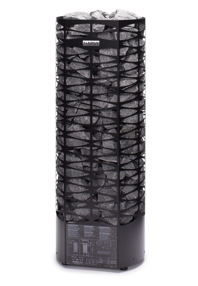 Sähkökiuas Narvi Saana WiFi musta 6,8 kW