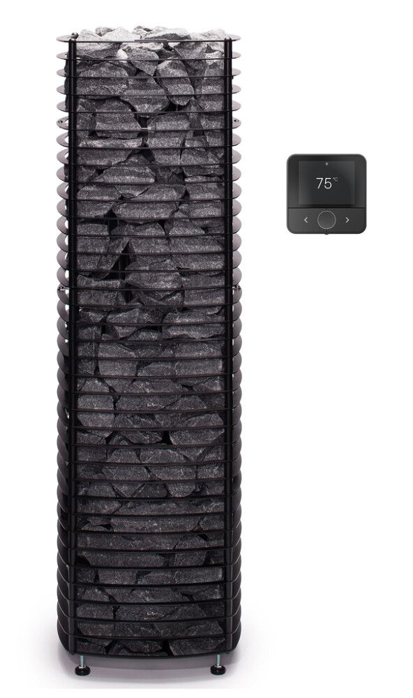 Sähkökiuas Narvi Velvet Electric mattamusta 9 kW