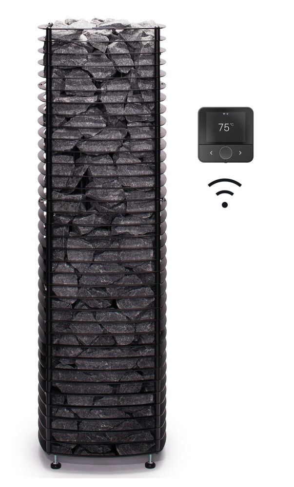 Sähkökiuas Narvi Velvet Electric WiFi mattamusta 9 kW