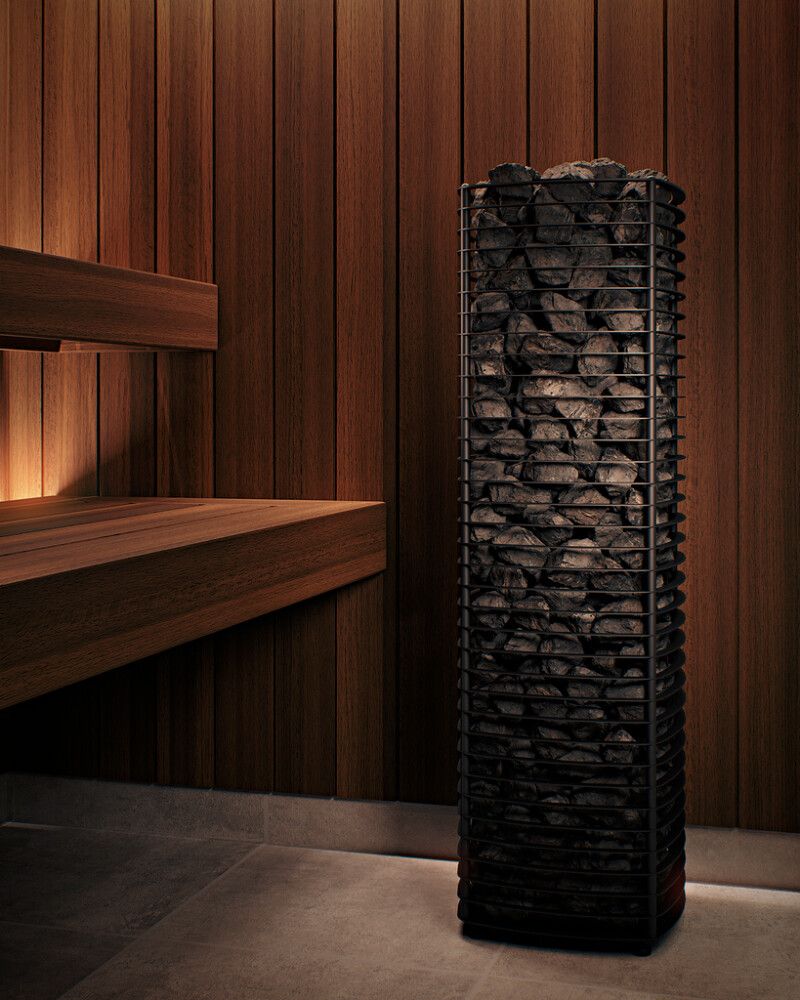 Sähkökiuas Narvi Velvet Electric WiFi mattamusta 10,5 kW