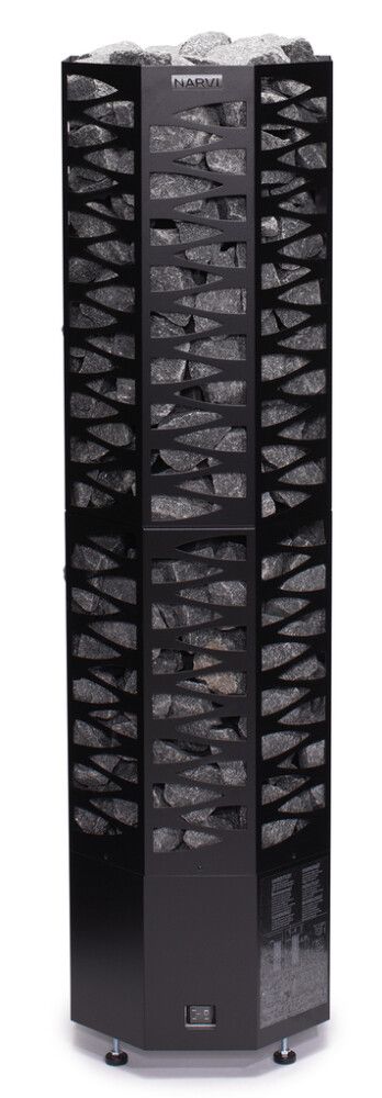 Sähkökiuas Narvi Smooth musta 10,5 kW