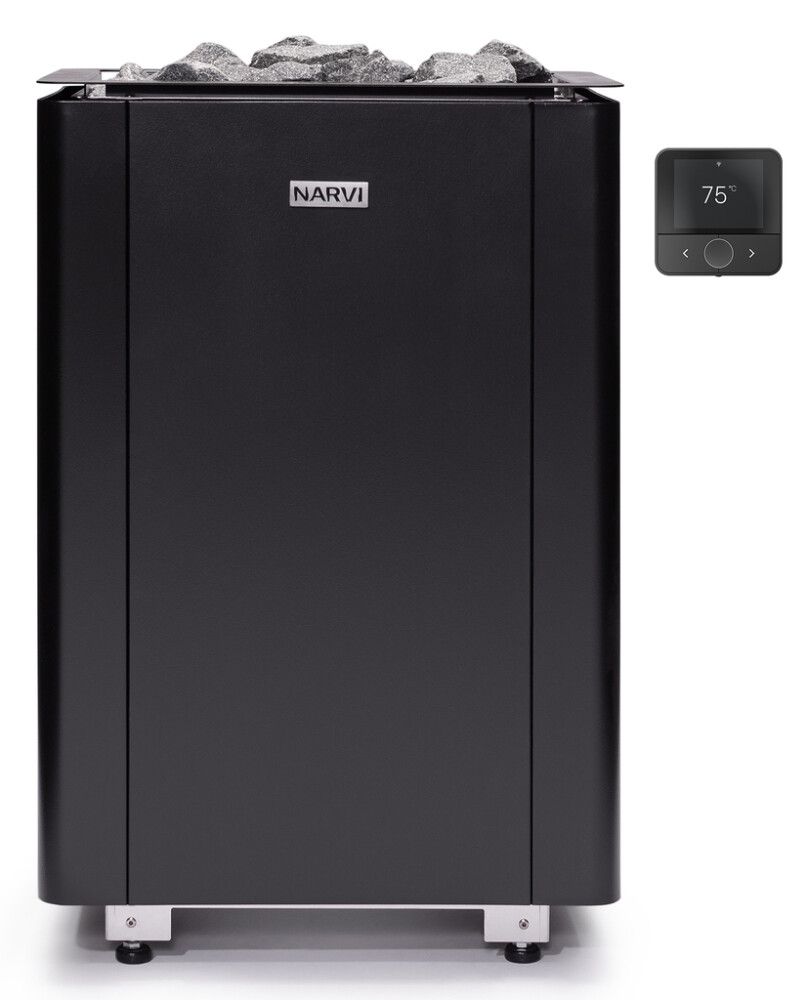 Sähkökiuas Narvi Ultra Small musta 6 kW