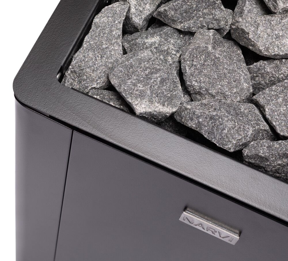 Sähkökiuas Narvi Ultra Small WiFi musta 9 kW