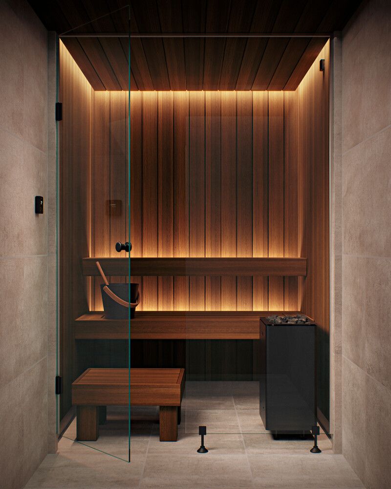 Sähkökiuas Narvi Ultra Small WiFi musta 9 kW