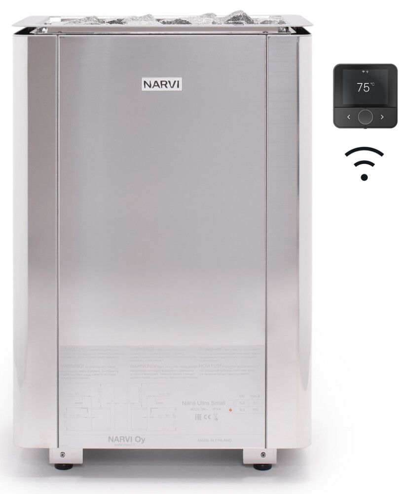 Sähkökiuas Narvi Ultra Small WiFi RST 9 kW