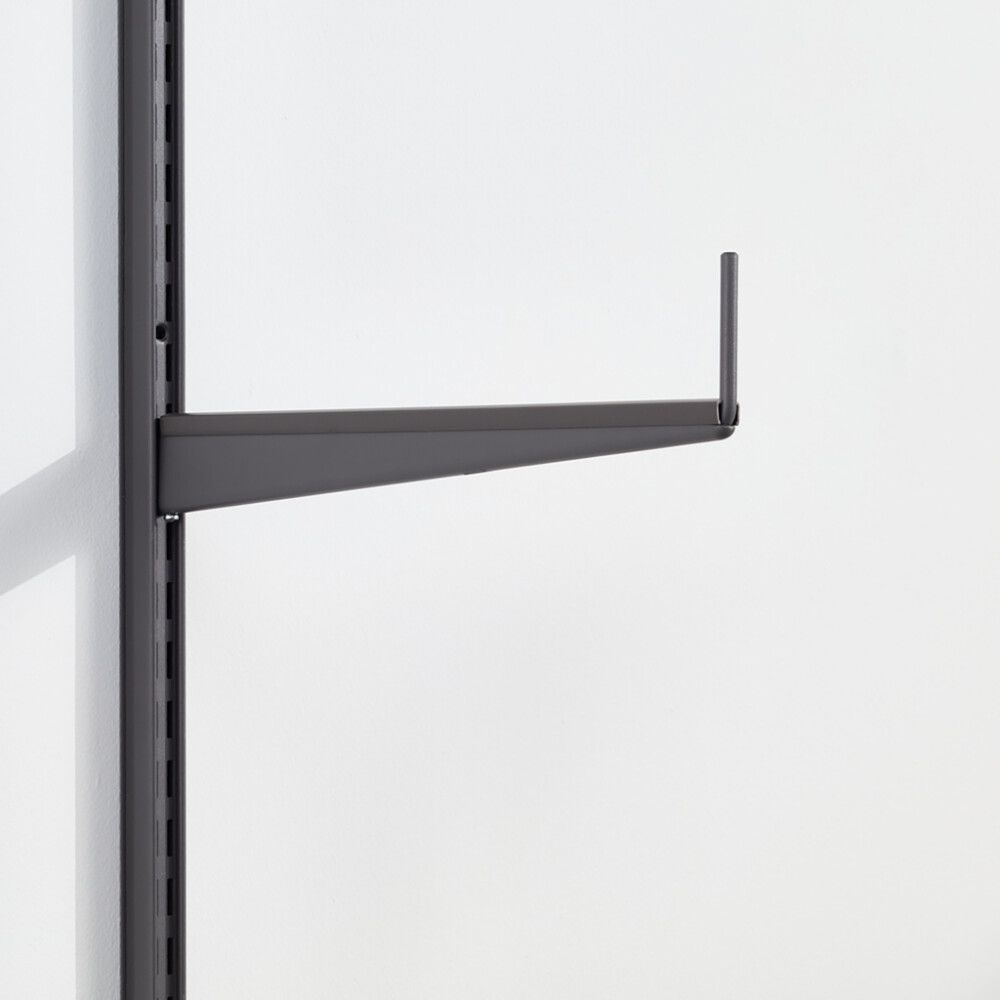 Kannatin tapilla Elfa Garage+ mattaharmaa 426 mm 2 kpl