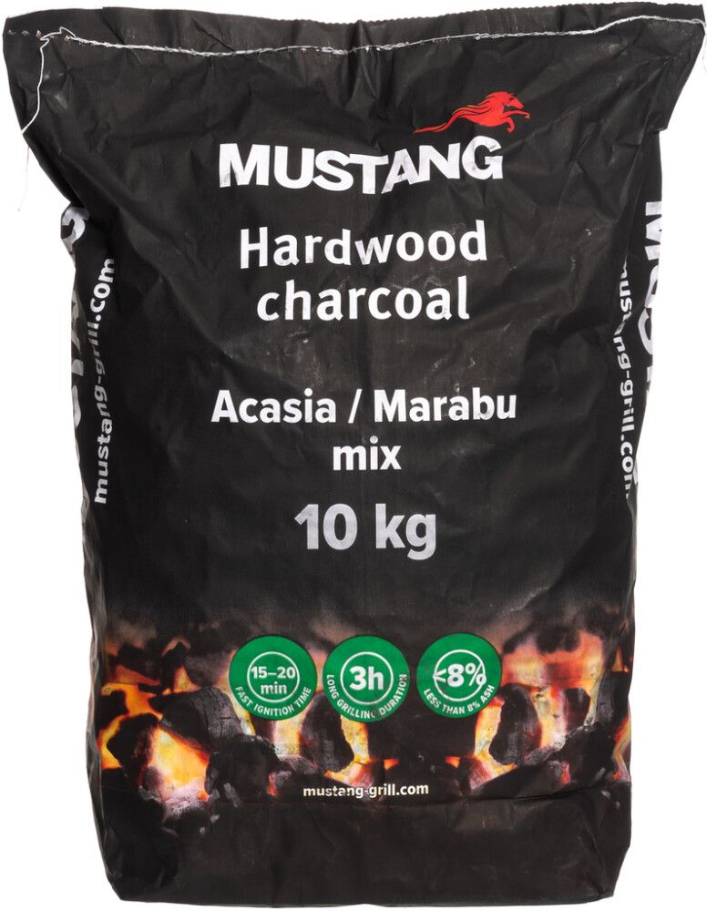 Grillihiili Mustang kovapuu 10 kg Akaasia Marabu