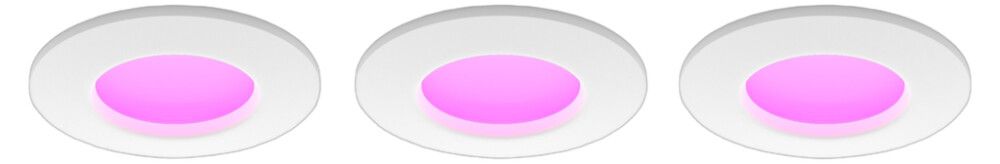 Kohdevalaisin Philips Hue Slim valkoinen Ø 9 cm 3 kpl/pkt