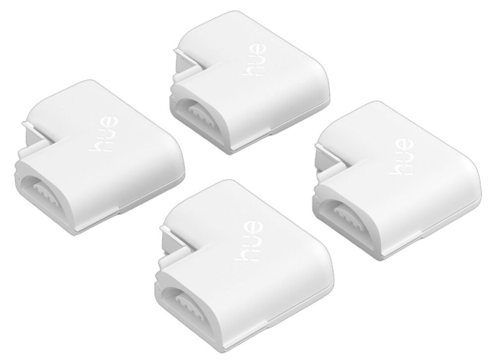 Kulmaliitin Philips Hue Flux LED-valonauhalle valkoinen 4 kpl/pkt