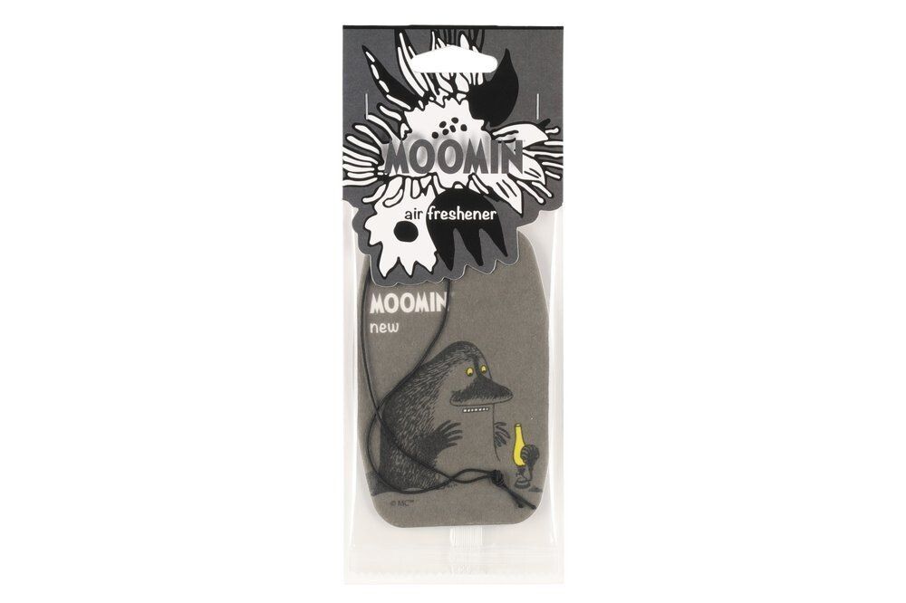 Ilmanraikastin Moomin uusi auto