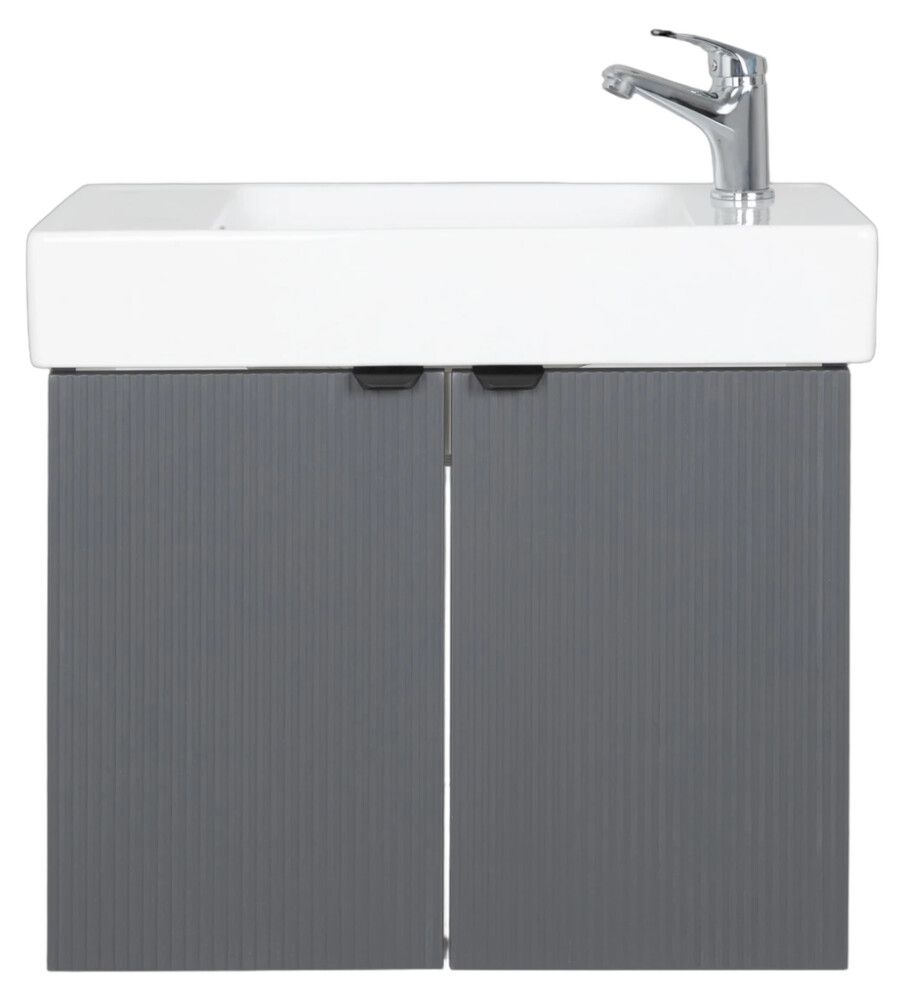 Allaskaappi Biston Wave oikea harmaa 60 x 30 x 54,5 cm