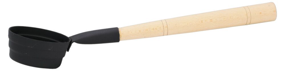 Löyöykauha Saunia mattamusta/puu 47 cm