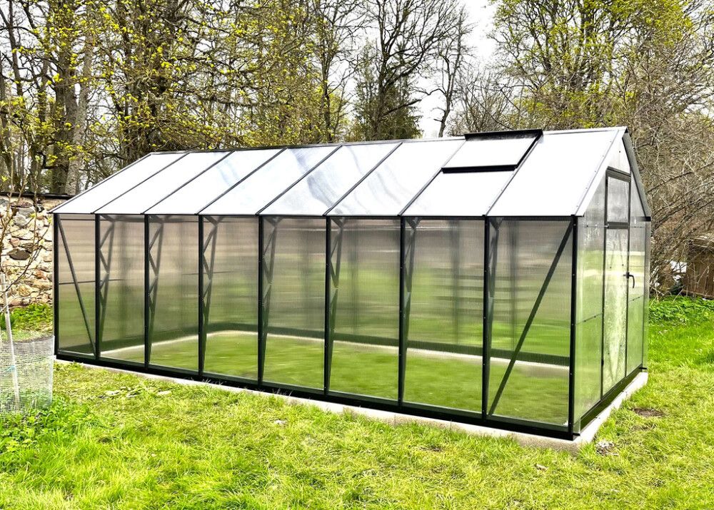 Kasvihuone Ecoslider Lux 2.0 X 8,2 m²