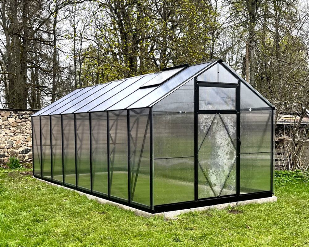 Kasvihuone Ecoslider Lux 2.5 X 13,75 m²