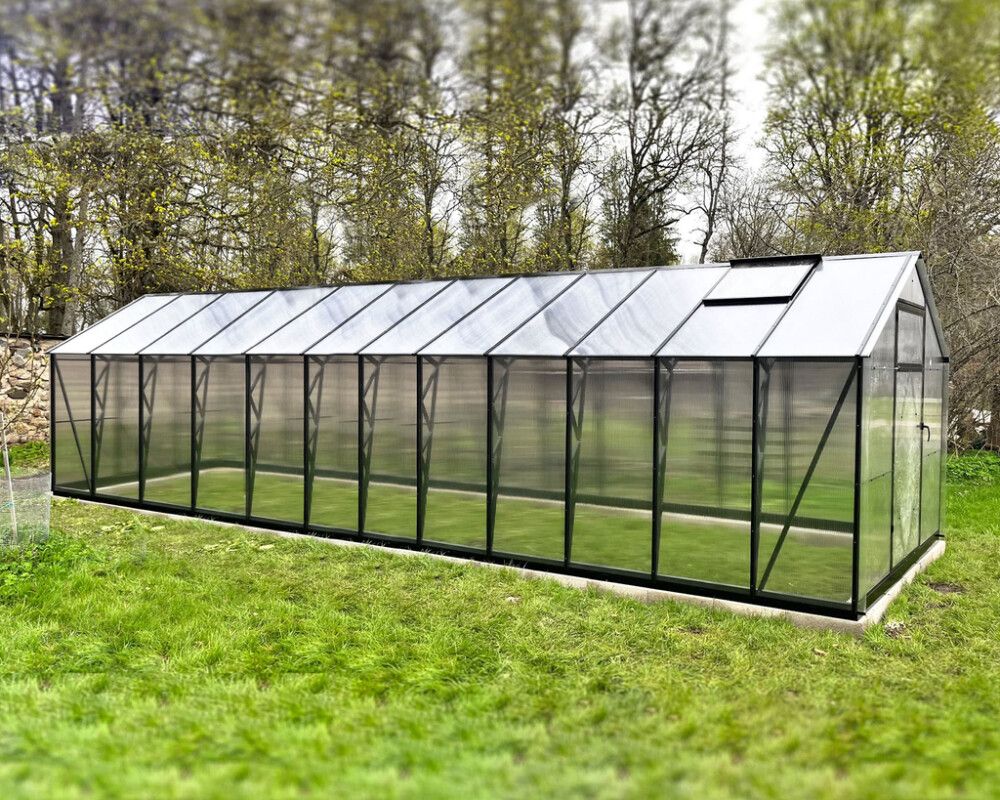 Kasvihuone Ecoslider Lux 2.5 X 20,75 m²