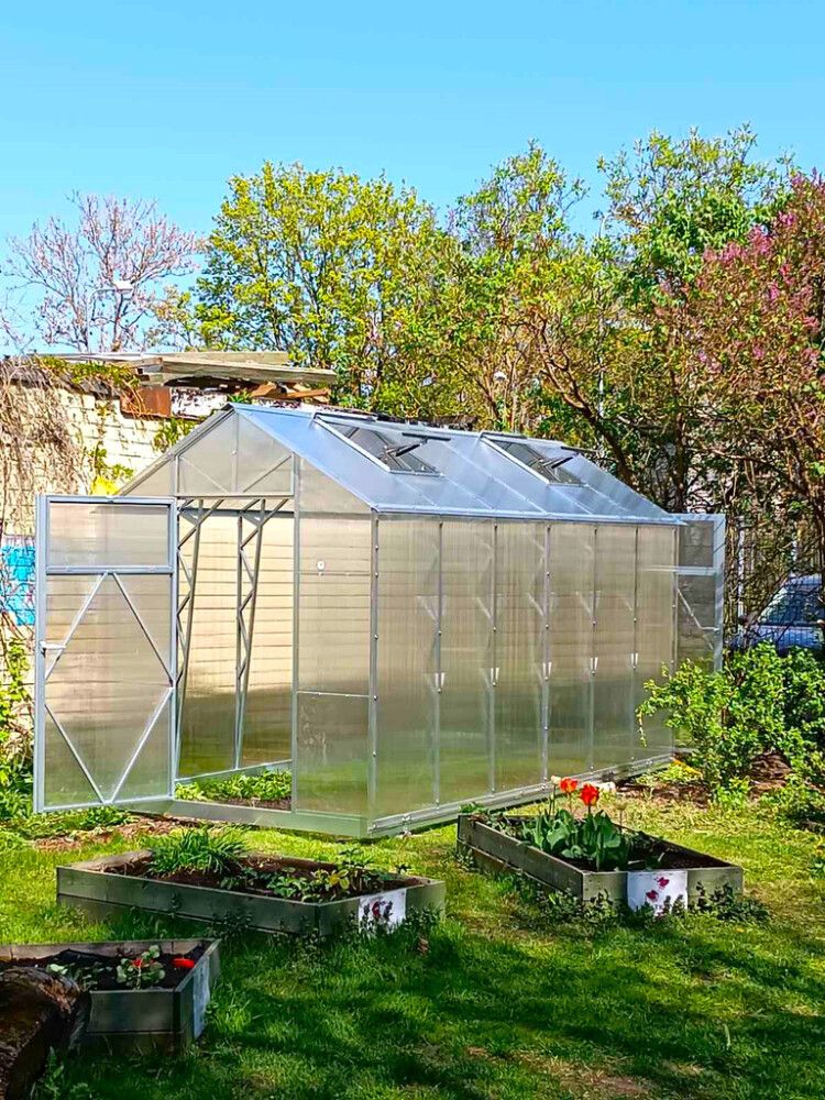 Kasvihuone Ecoslider 2.0 X 4.1 8,26 m²
