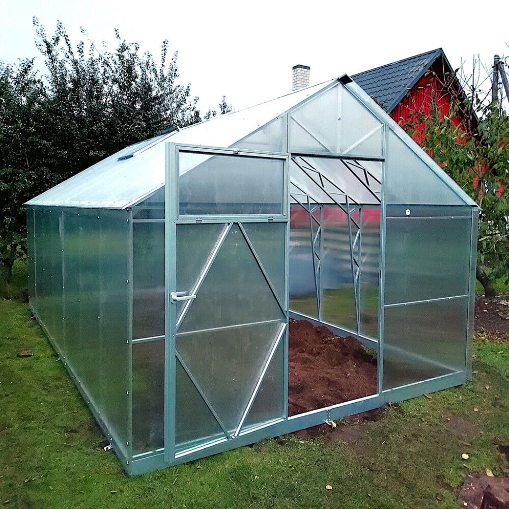 Kasvihuone Ecoslider 3.0 X 6.2 18,72 m²