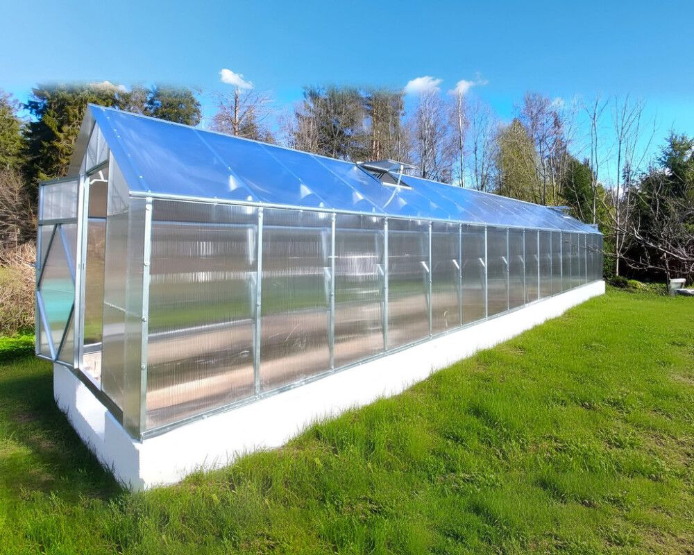 Kasvihuone Ecoslider 3.0 X 12 37,74 m²