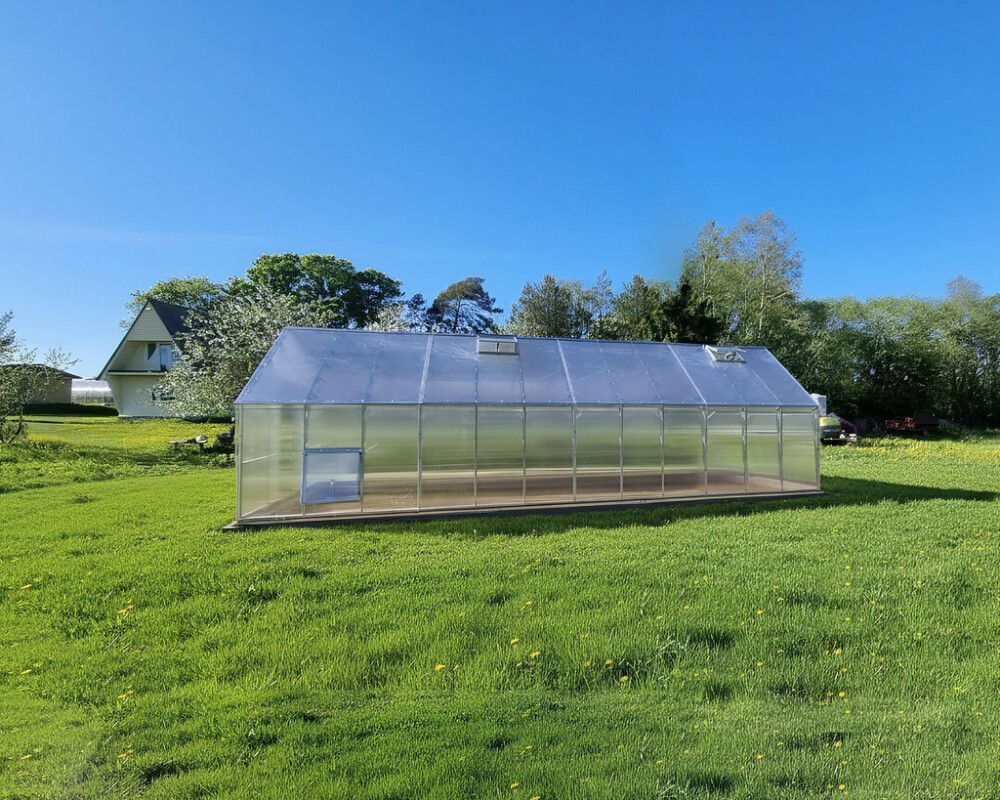 Kasvihuone Ecoslider DD 4.0 X 33,4 m²