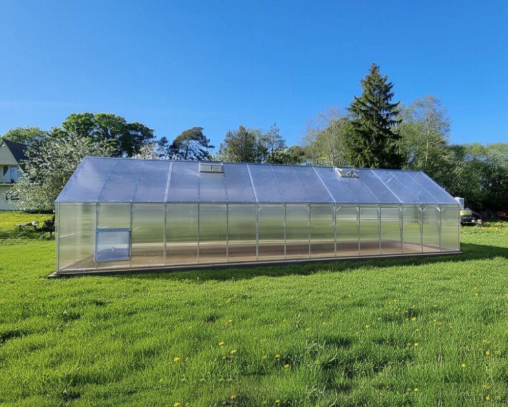 Kasvihuone Ecoslider DD 4.0 X 41,88 m²