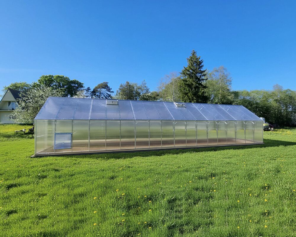 Kasvihuone Ecoslider DD 4.0 X 50,32 m²
