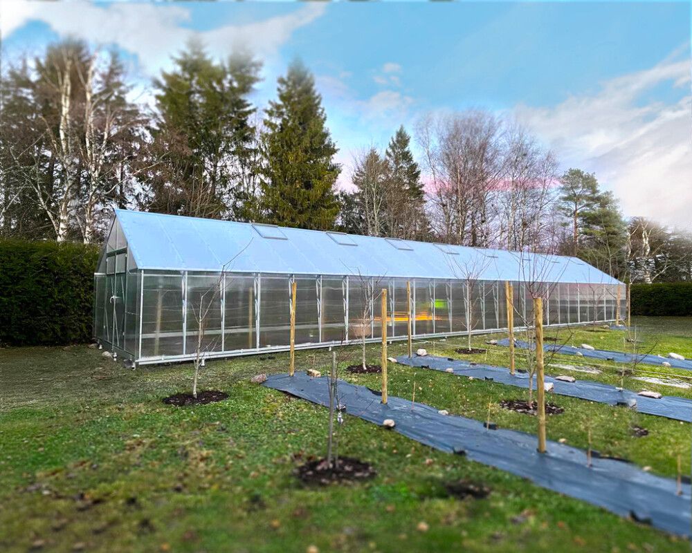 Kasvihuone Ecoslider DD 4.0 X 75,68 m²