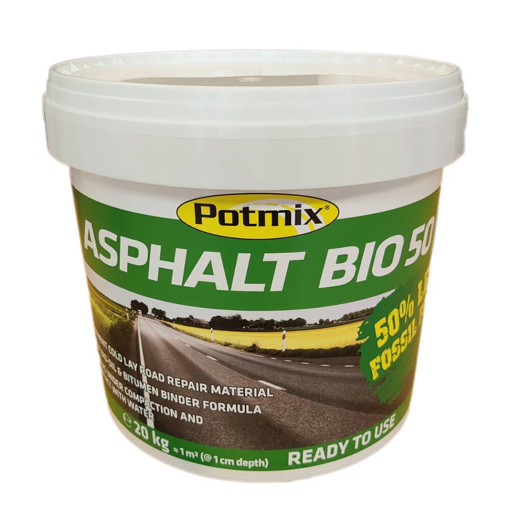 Asfaltinpaikkausmassa Potmix Bio 50 20 kg