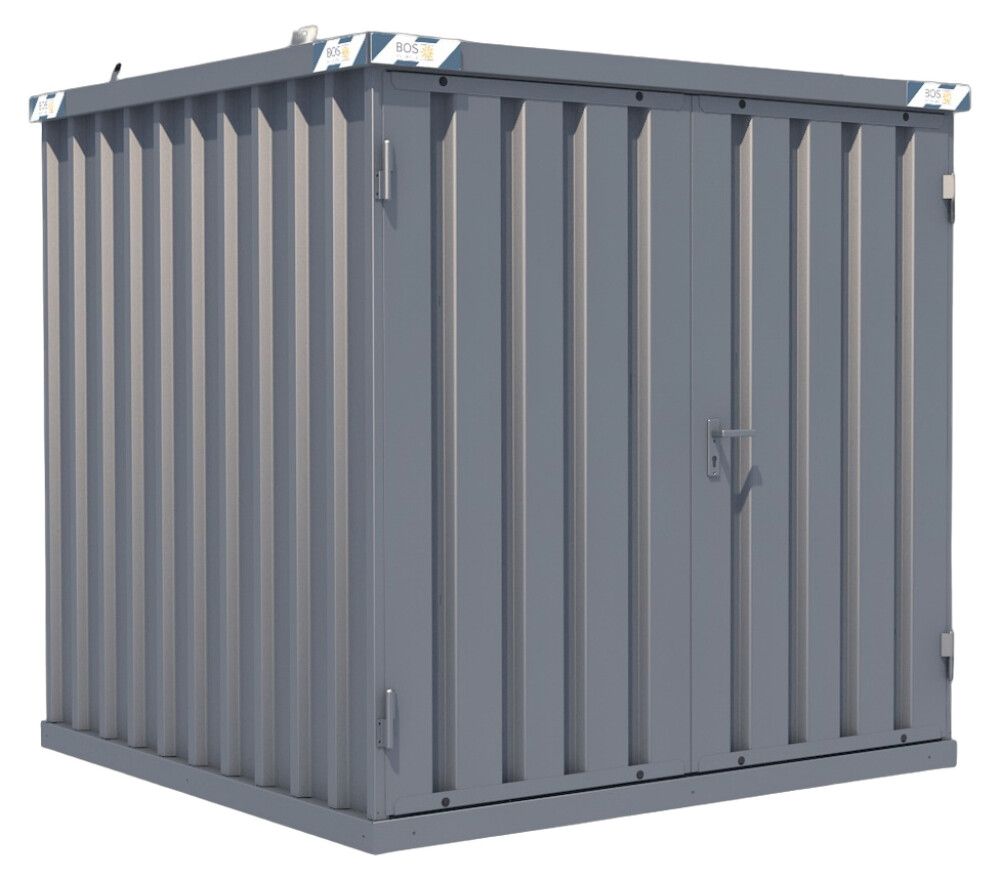 Quick-Build-kontti Best of Steel  SC3000+ 2,1 x 2,1 x 2,1 m
