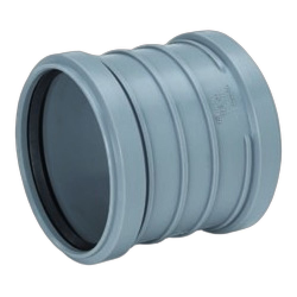 Kaksoismuhvi Uponor HTP harmaa Ø 75 mm