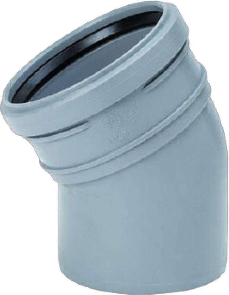 Kulmayhde Uponor HTP harmaa Ø 75 mm 30°