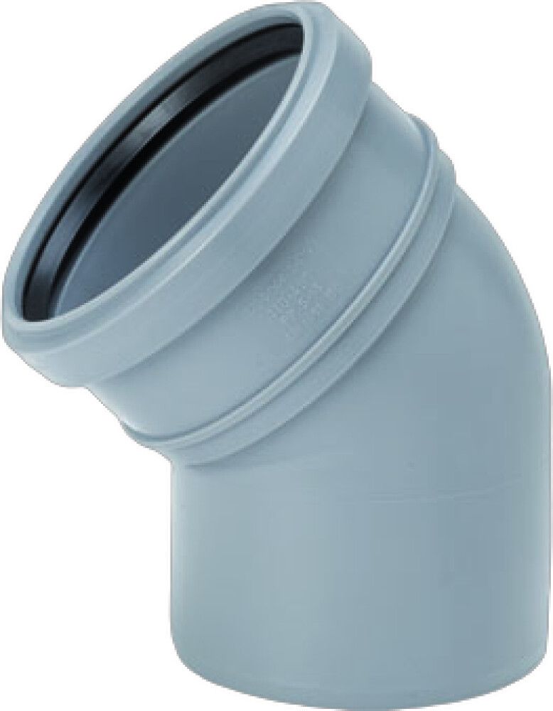 Kulmayhde Uponor HTP harmaa Ø 75 mm 45°