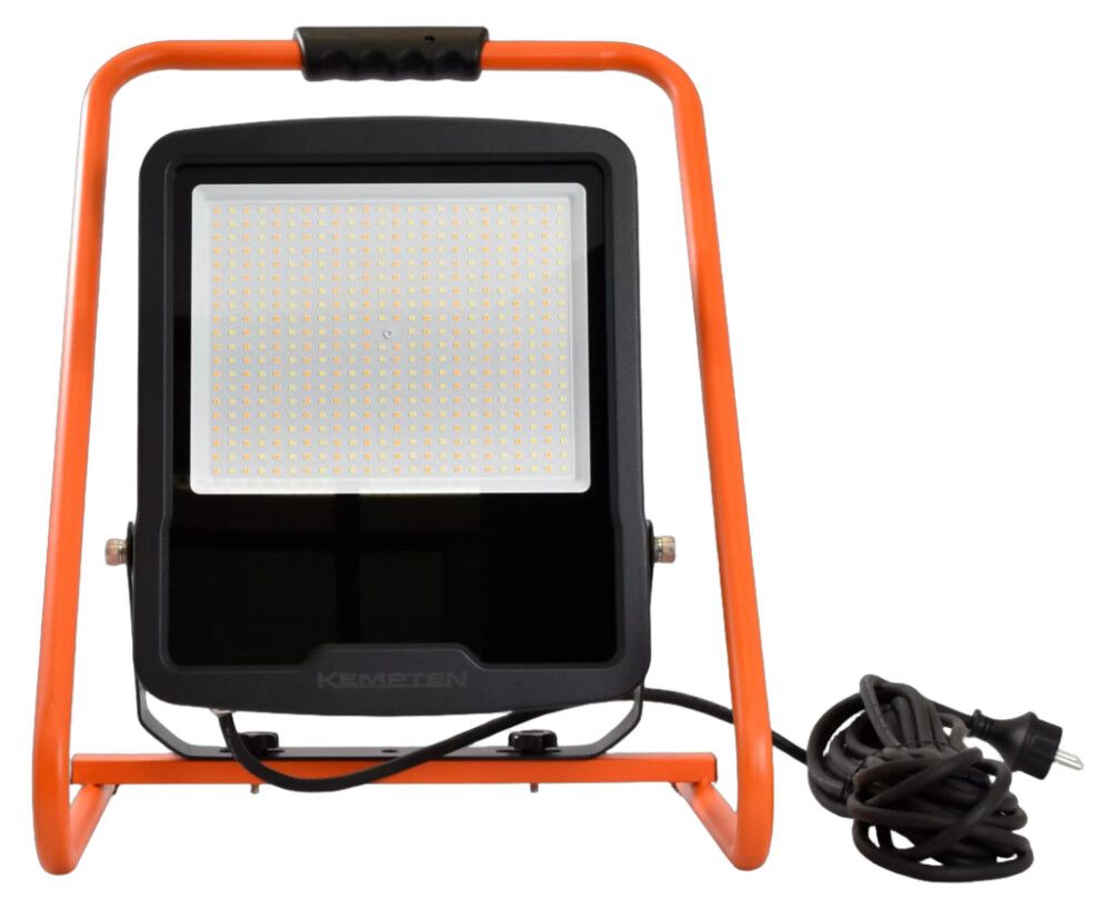 LED-valonheitin Kempten 150 W musta/oranssi 33,5 x 6 x 41,7 cm