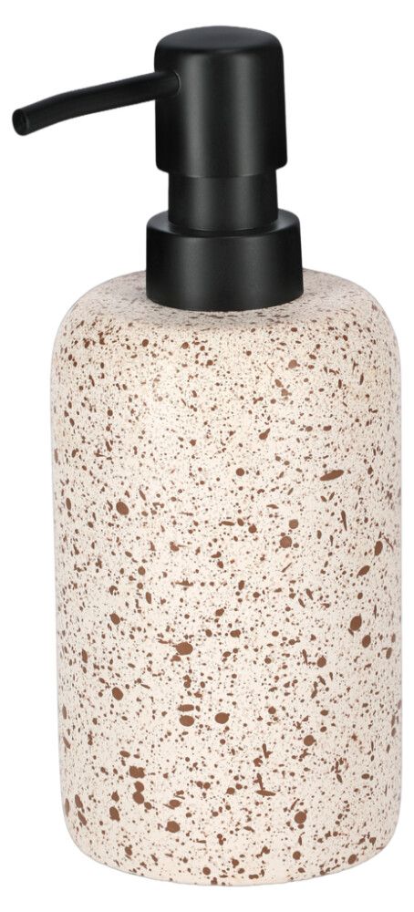 Saippua-annostelija Camargue Stone terrazzo beige Ø 8 x 18 cm