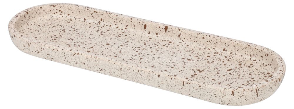 Saippuateline Camargue Stone terrazzo beige 32 x 11 x 2 cm