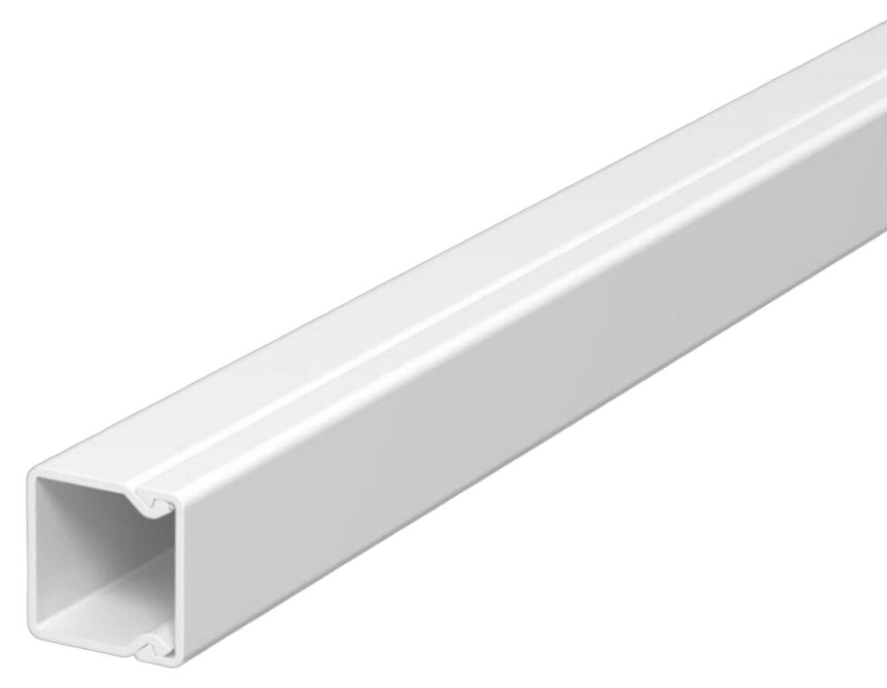 Asennuskanava kannella Obo tarrakiinnitys valkoinen 2 x 2 x 200 cm