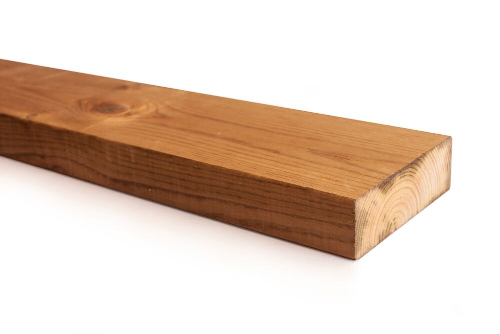 SUORATOIMITUSTUOTE Runkopuu kyllästetty ruskea 48 x 148 mm A mitallistettu (per metri)