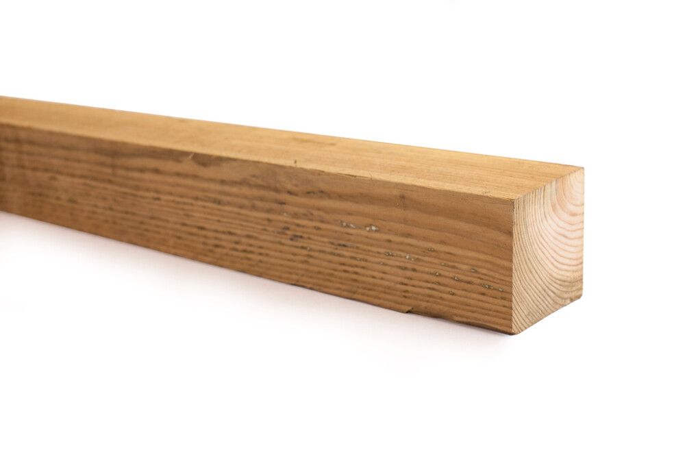 SUORATOIMITUSTUOTE Tolppa kyllästetty vihreä 75 x 75 mm A sahattu (per metri)