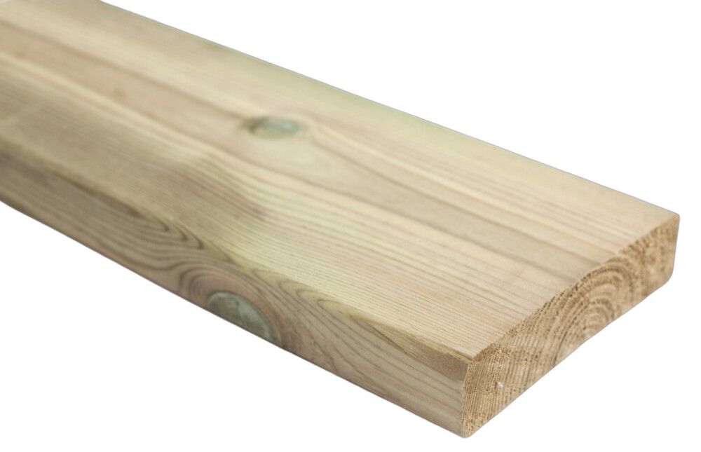 SUORATOIMITUSTUOTE Terassilauta kyllästetty vihreä 28 x 120 mm AB (per metri)
