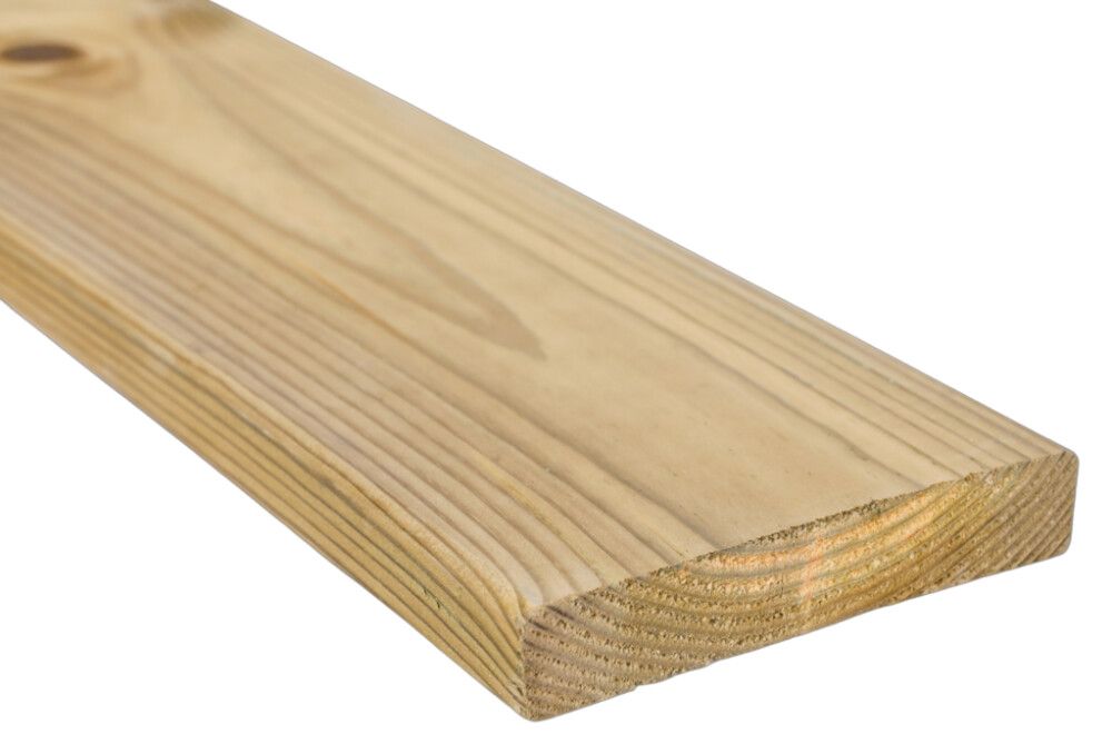 SUORATOIMITUSTUOTE Terassilauta kyllästetty vihreä 28 x 145 mm AB (per metri)
