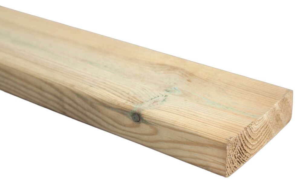 SUORATOIMITUSTUOTE Terassilauta kyllästetty vihreä 28 x 95 mm AB (per metri)
