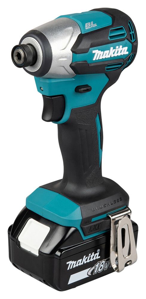 Akkuiskuruuvinväännin Makita LXT DTD158RTJ + 2 kpl 5,0 Ah akku